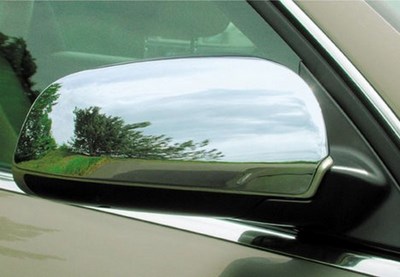 Накладки на зеркала  (нерж.) 2 шт AUDI  A4 2000 - 2008